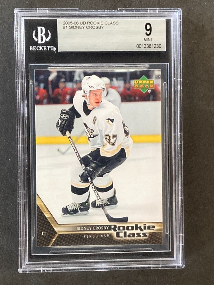 2005 Upper Deck Rookie Class Sidney Crosby RC Mint BGS 9