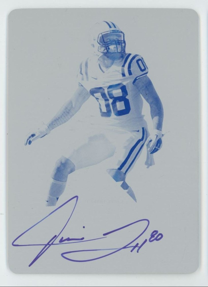 Jarvis Landry 2014 Leaf Valiant Cyan Printing Plate Auto 1/1 #BA-JL1