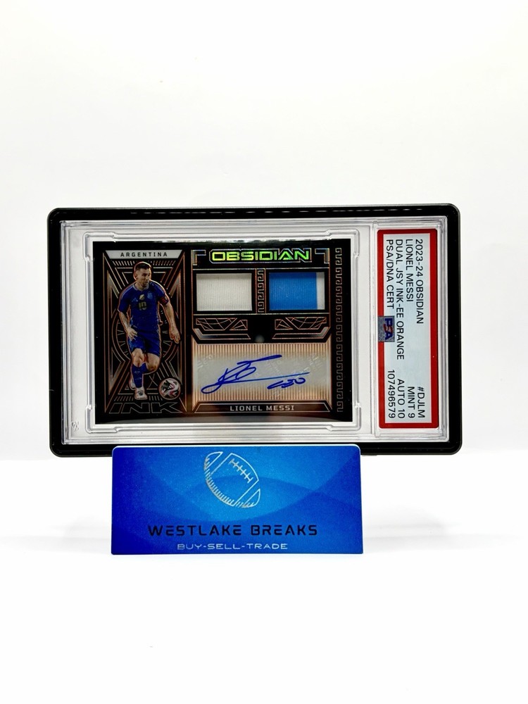 2023 Obsidian Lionel Messi Patch Auto /25 Psa 9/10!! Pop 1 😮‍💨