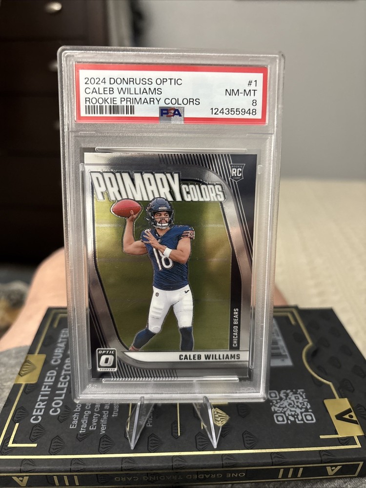2024 Panini Donruss Optic - Rookie Primary Colors Caleb Williams #1 RC  PSA MT 8