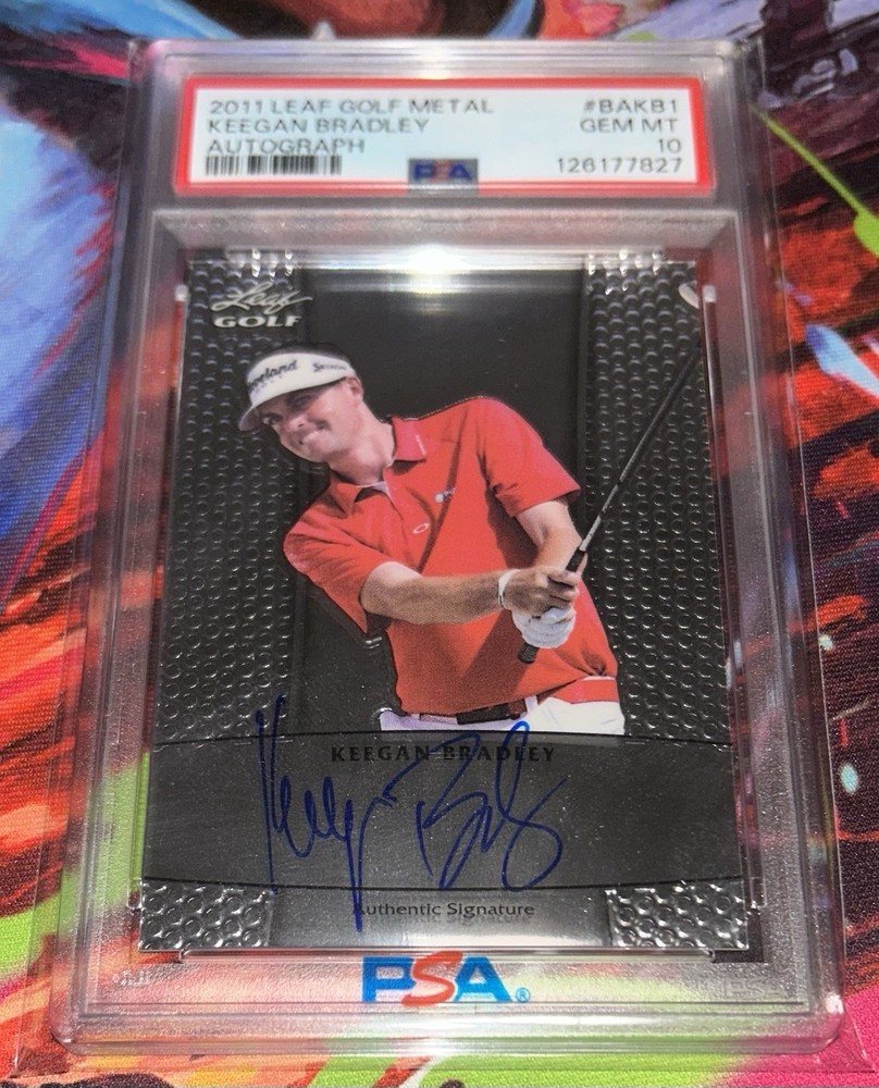 2011 KEEGAN BRADLEY ROOKIE AUTO PSA 10! Leaf Metal #BA-KB1 Signed RARE PGA MINT