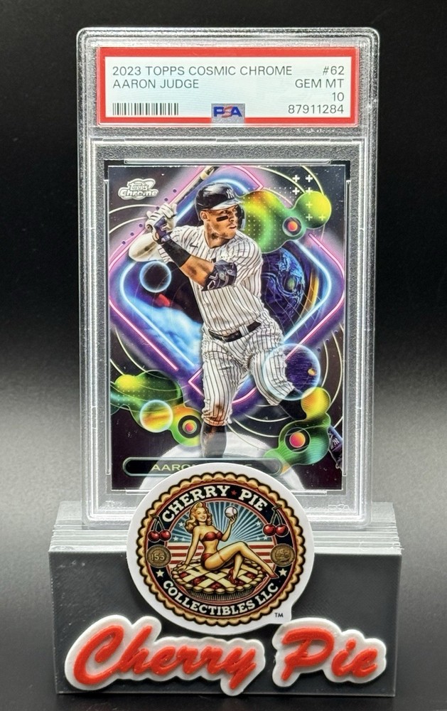 2023 Topps Cosmic Chrome #62 Aaron Judge PSA 10 GEM MINT