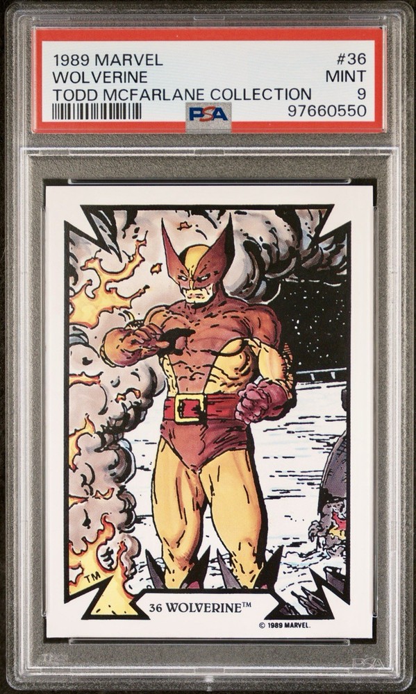 1989 Marvel Todd McFarlane Collection #36 Wolverine PSA 9