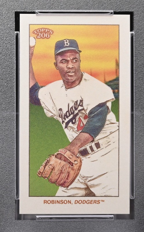 2024 Topps 206 Jackie Robinson PSA 10 GEM MINT view 2
