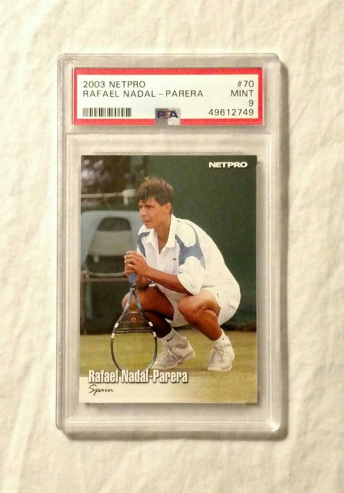 2003 NetPro Rafael Nadal Parera #70 RC Rookie PSA 9 Mint Tennis Card