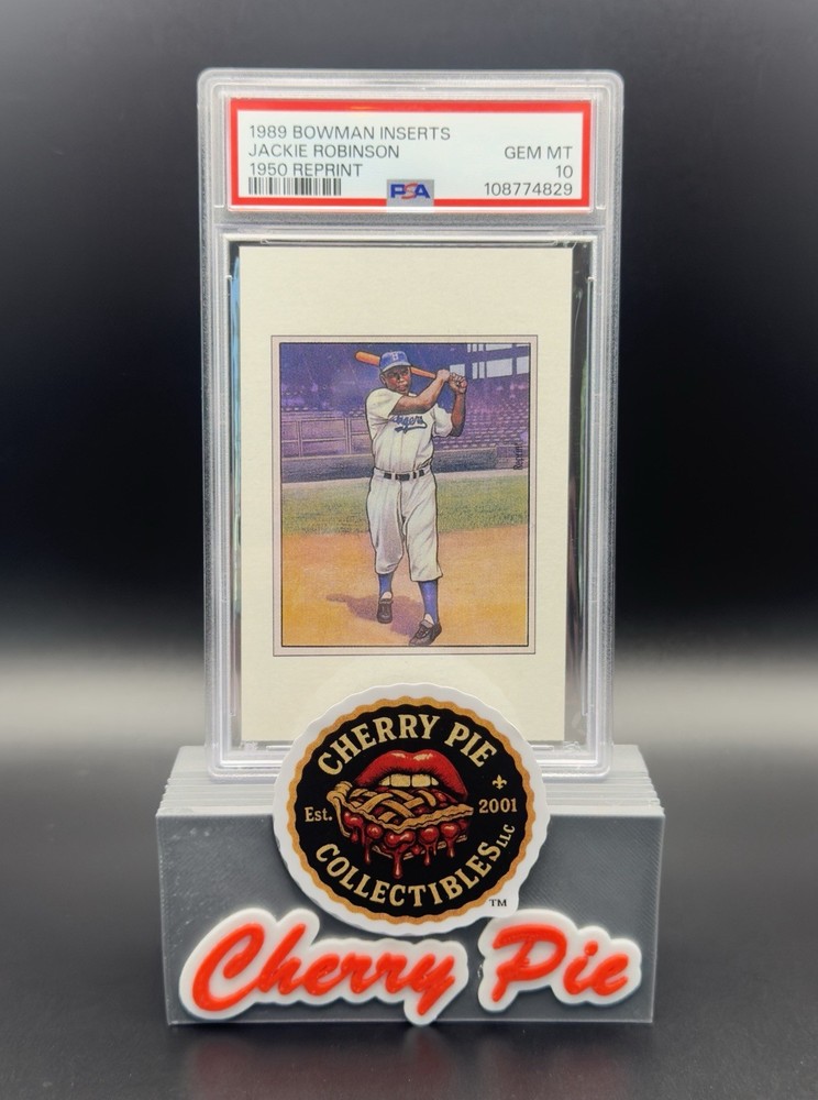 1989 Bowman Inserts 1950 Jackie Robinson PSA 10 GEM MINT