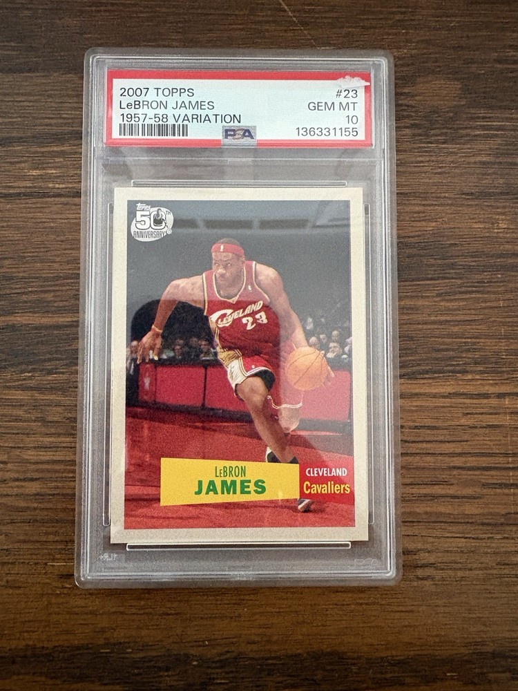 2007-08 Topps LeBron James PSA 10