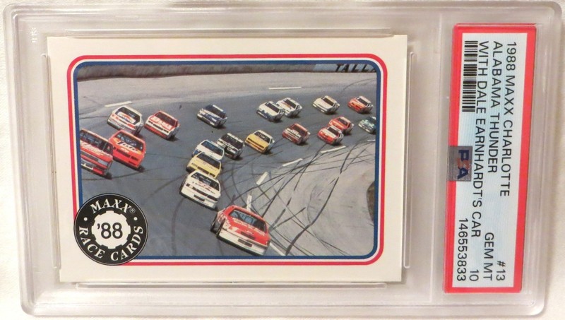 Alabama Thunder w/ Dale Earnhardt's Car **PSA 10** GEM MINT 1988 Maxx #13 view 2