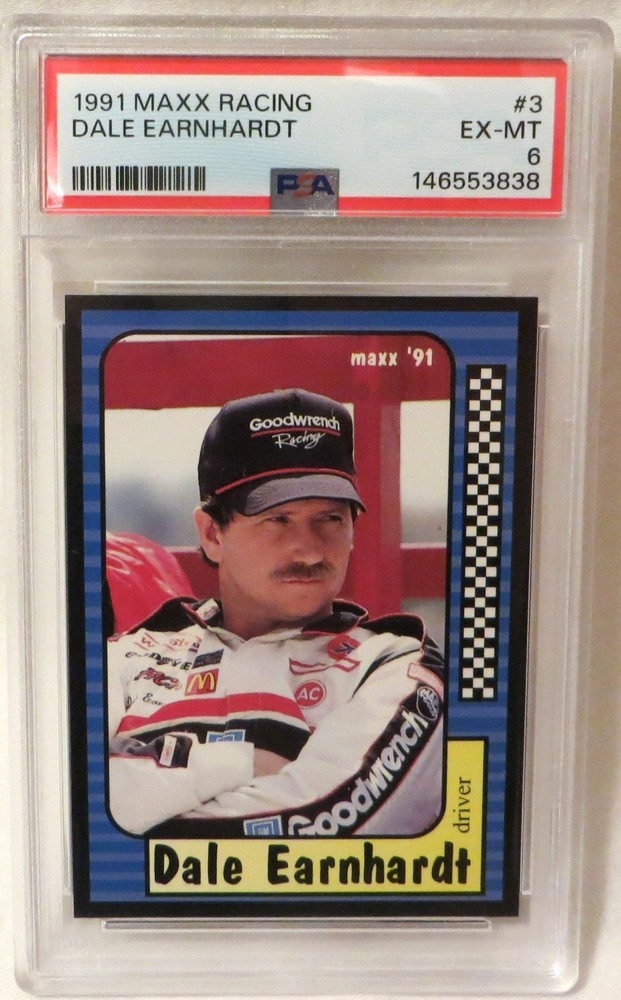 Dale Earnhardt **PSA 6** 1991 Maxx Racing #3