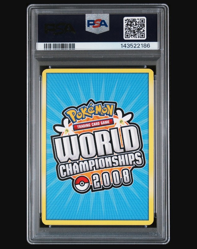 Pokemon Mew Gold Star 2008 World Championships Empotech Deck Promo #101 PSA 9 view 2