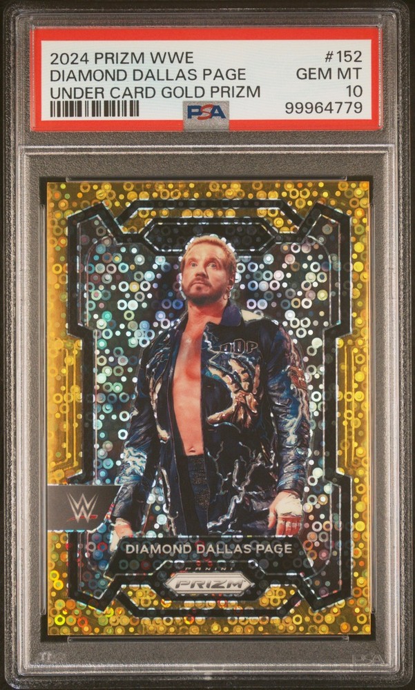 2024 Prizm WWE Diamond Dallas Page #152 Under Card Gold /10 PSA 10