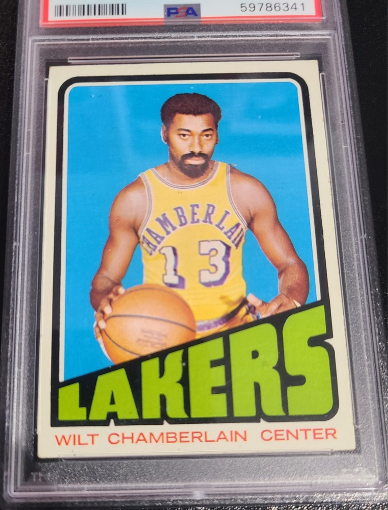 WILT CHAMBERLAIN 1972 TOPPS  #1 PSA 5