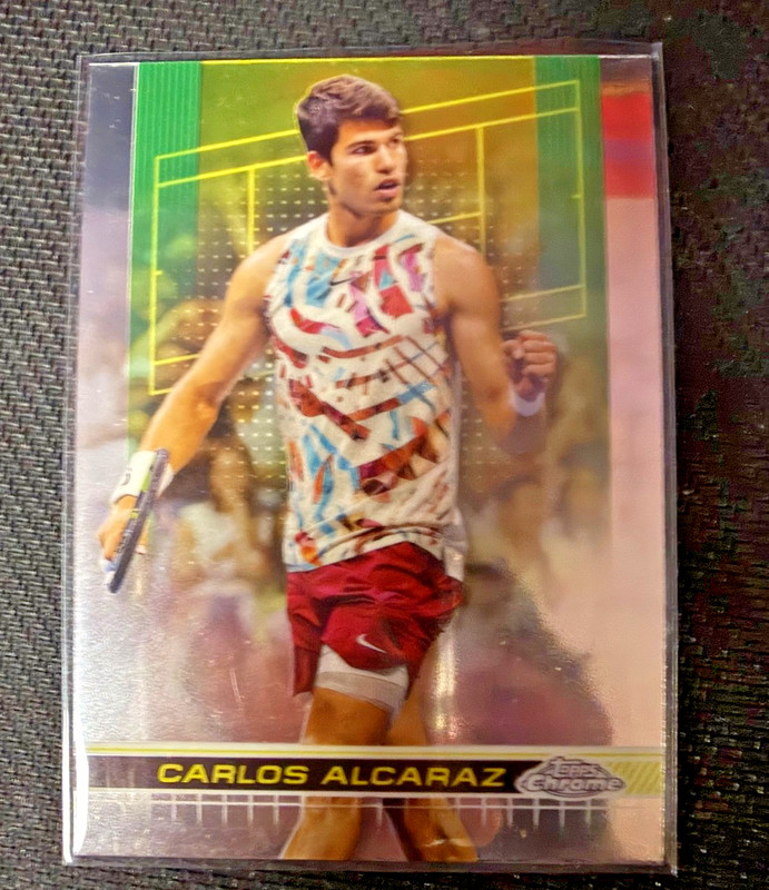 2024 Topps Chrome Tennis - #50 Carlos Alcaraz view 2