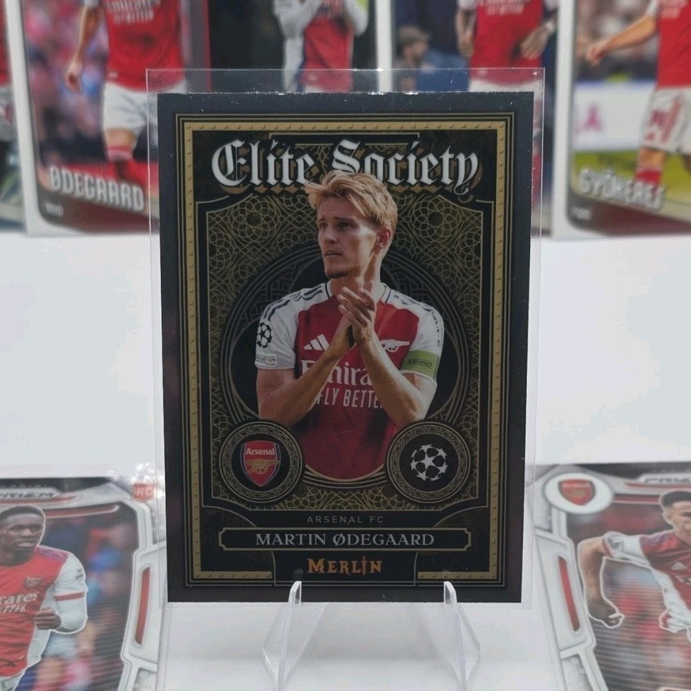Topps Panini UEFA Champions League Arsenal FC 8 Card Lot Ødegaard Saka  Rookie