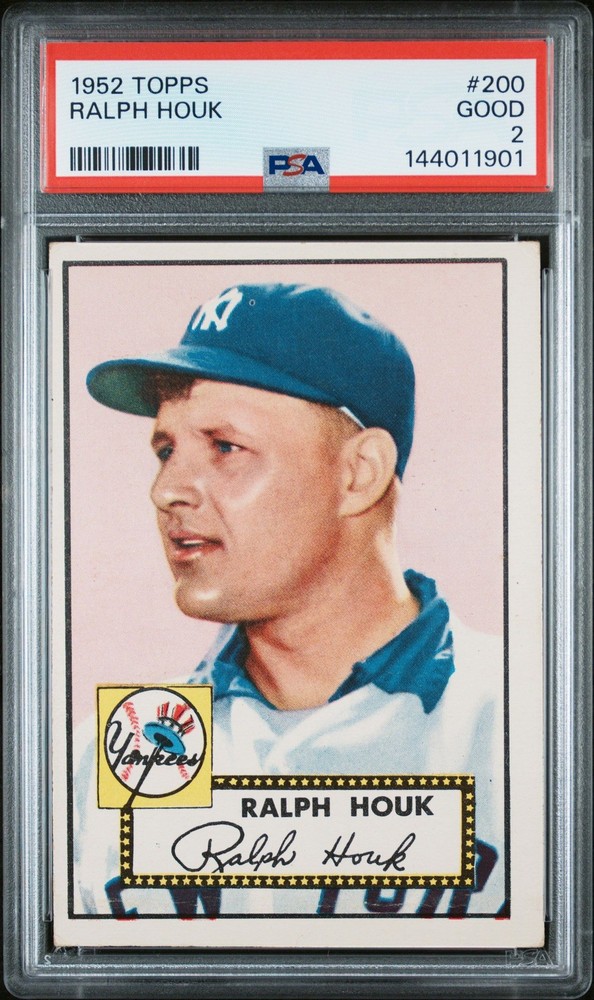 Ralph Houk 1952 Topps PSA 2 #200 New York Yankees
