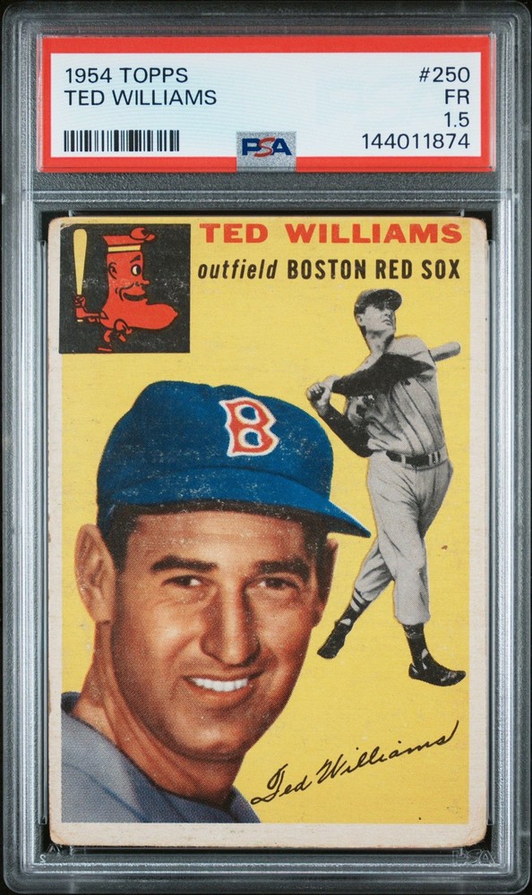 Ted Williams 1954 Topps PSA 1.5 #250 Boston Red Sox