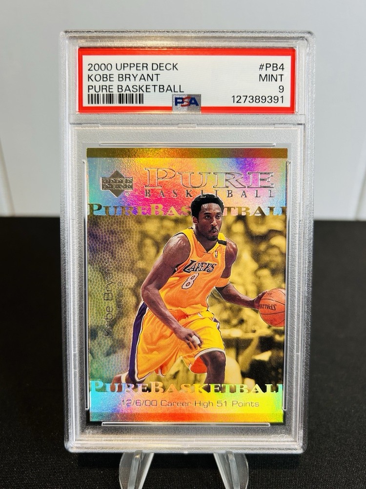 🔥2000 Upper Deck Pure Basketball #PB4 Kobe Bryant PSA 9 Low Pop