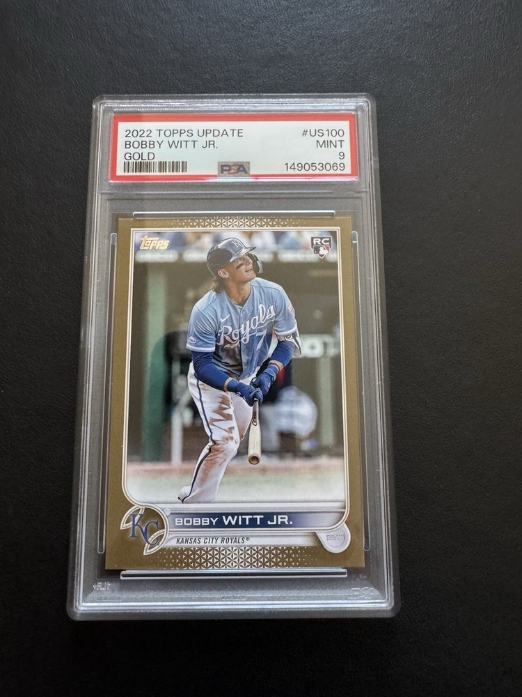 2022 Topps Update Bobby Witt Jr RC Rookie Gold /2022 PSA 9 Mint
