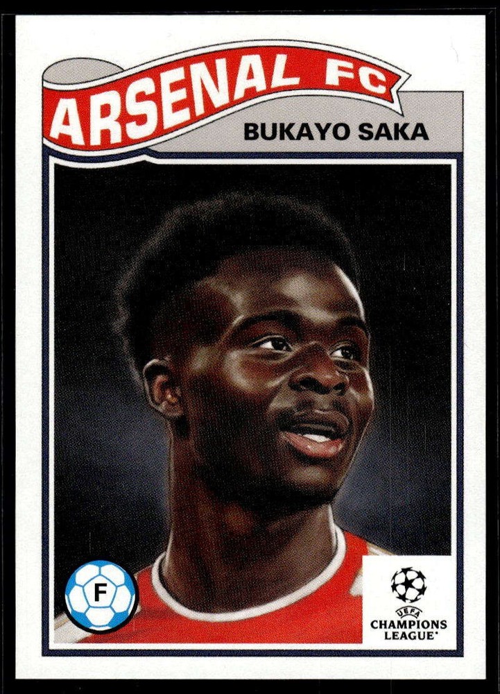 Bukayo Saka 2023 Topps UEFA Living #622