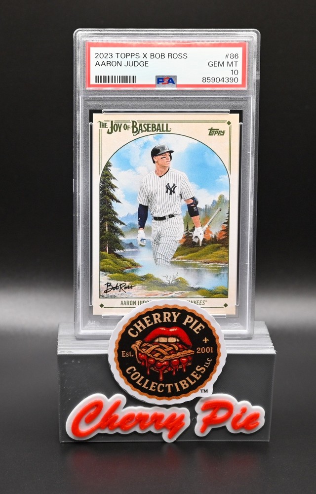 2023 Topps X Bob Ross The Joy Of Baseball Aaron Judge #86 PSA 10 GEM MINT