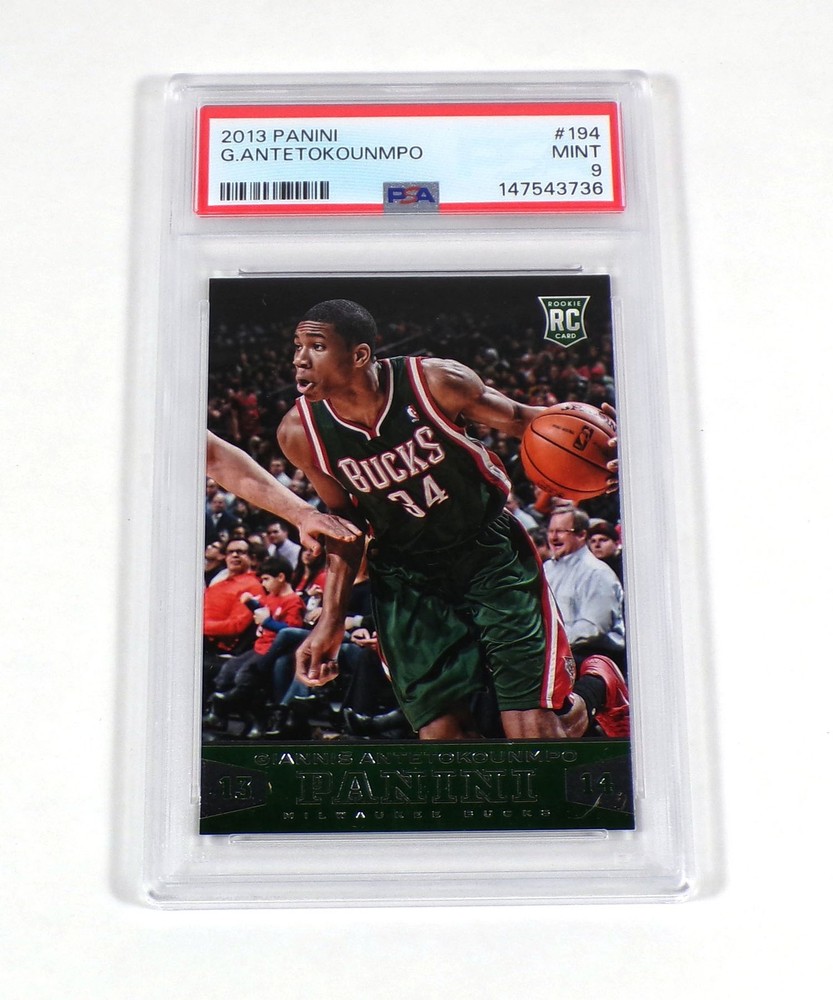 2013-14 Panini Giannis Antetokounmpo Rookie #194 Bucks PSA 9
