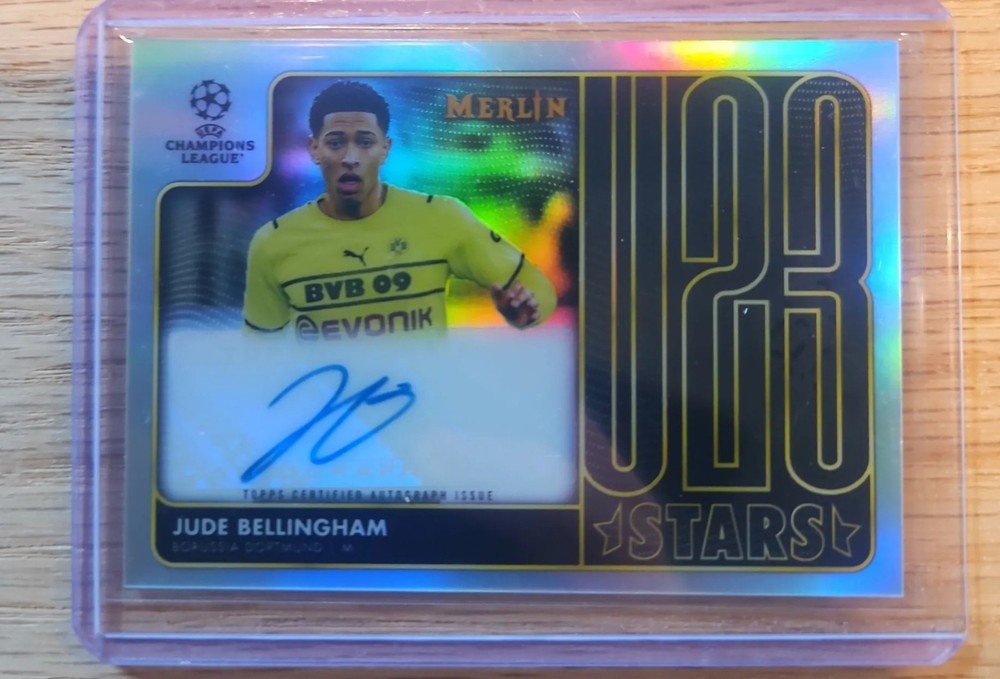 2022-23 Topps Merlin Chrome Jude Bellingham U23 Refractor  Auto  20/25