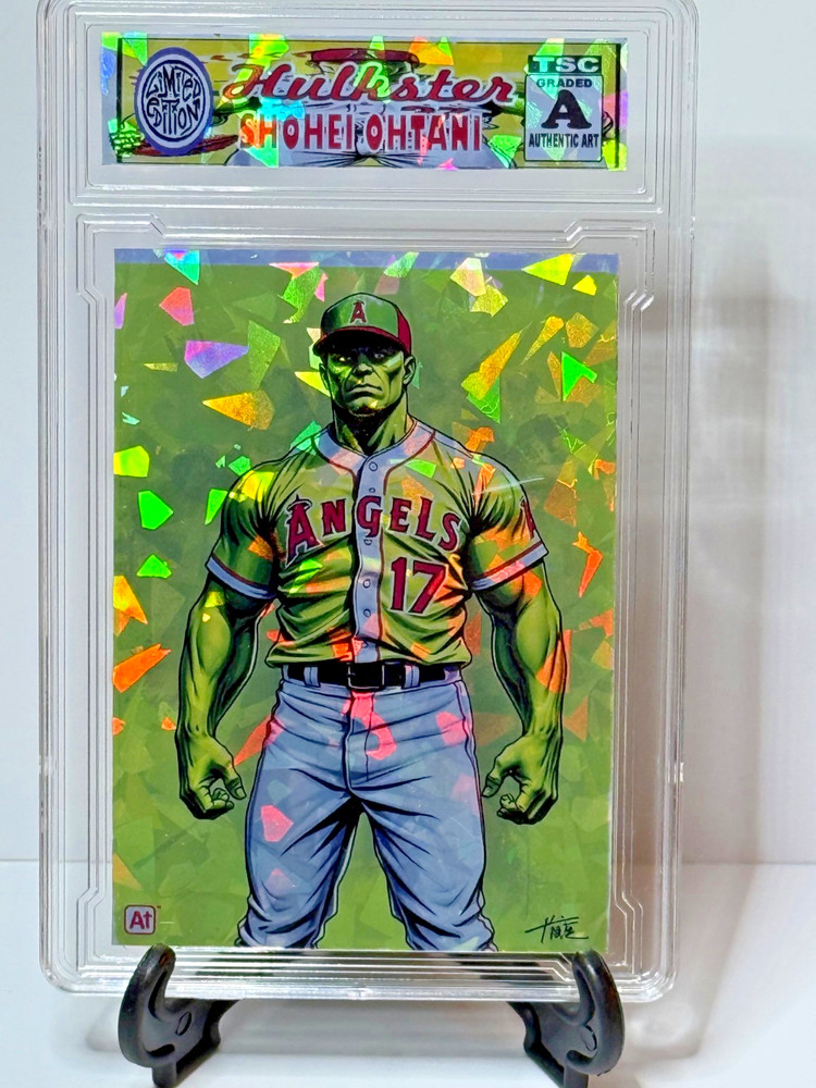 2025 Shohei Ohtani Hulkster SP /200 Ice Refractor MLB Angels zx2 rc view 1