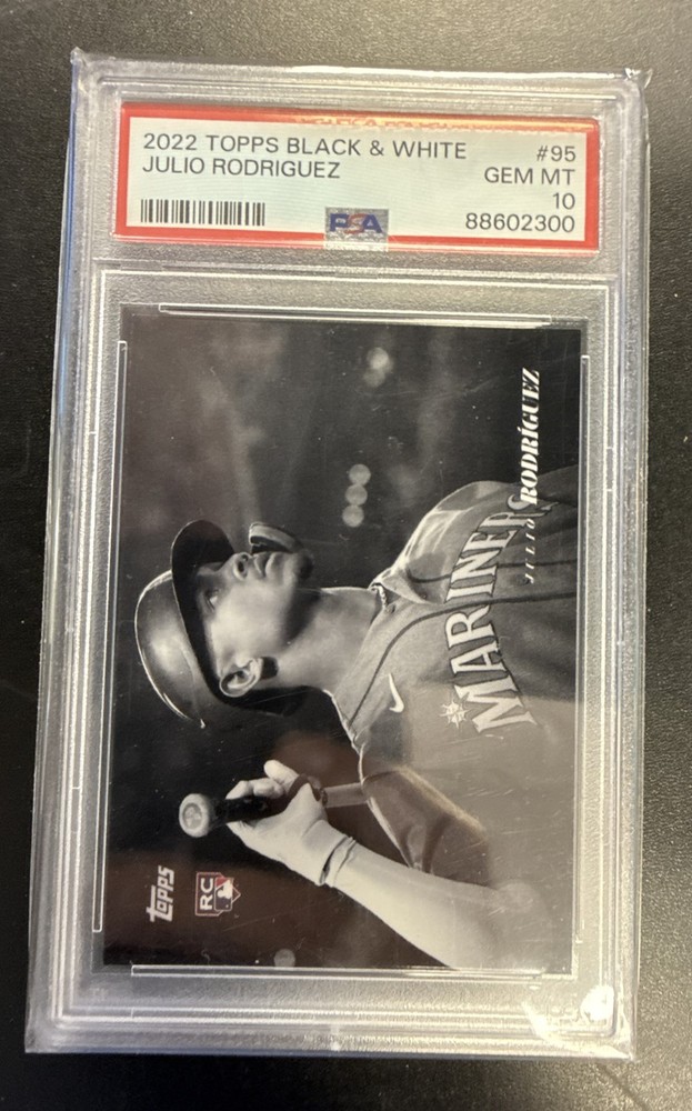 2022 Topps Black & White - Julio Rodriguez #95 (RC)