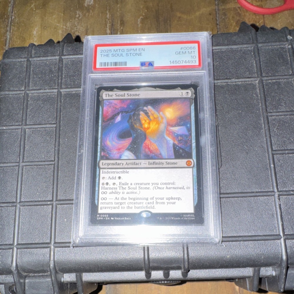Magic: The Gathering The Soul Stone Spider-Man Mythic Artifact PSA 10 …