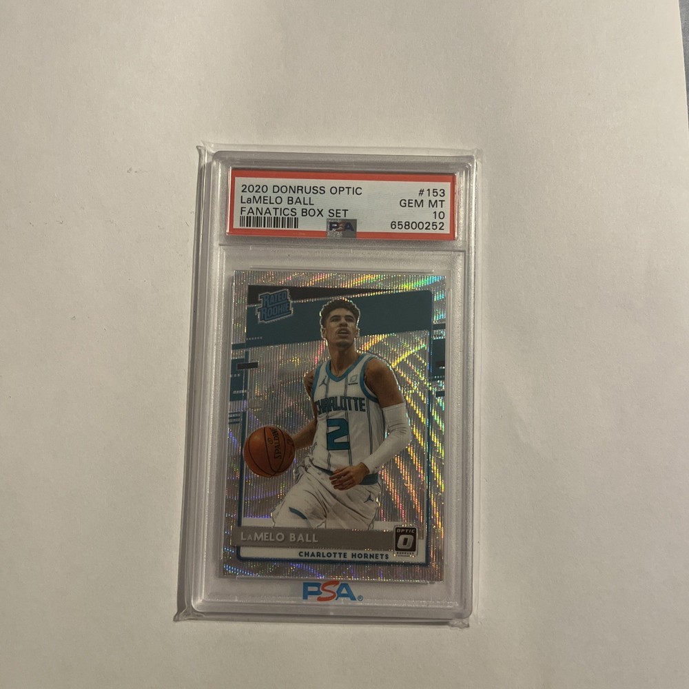 Lamelo Ball Rated Rookie Fanatics Box Set PSA 10