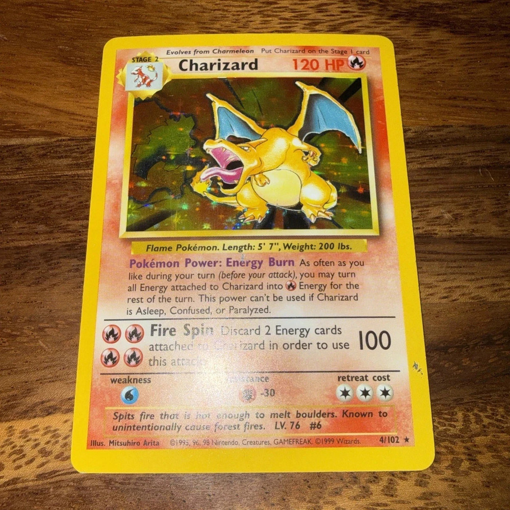 Charizard 4/102 Base Set Holo