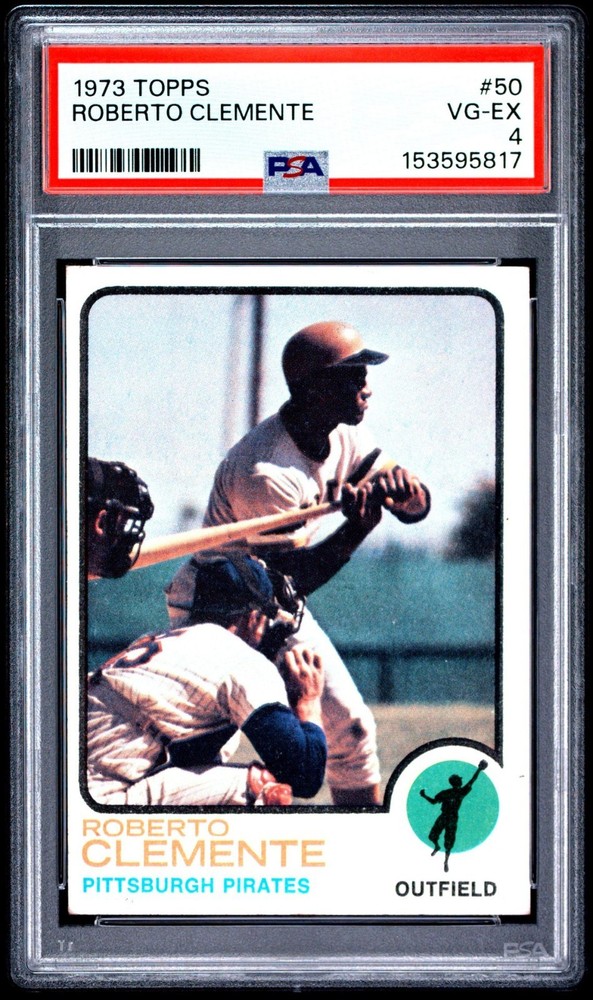 1973 Topps Roberto Clemente #50 PSA 4