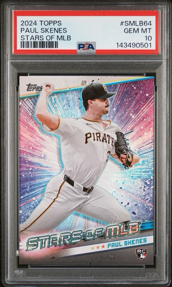2024 Topps Update Series - Stars of Mlb Paul Skenes #SMLB-64 (RC) PSA 10