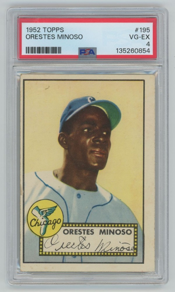 Orestes Minnie Minoso 1952 Topps PSA 4 #195 Chicago White Sox