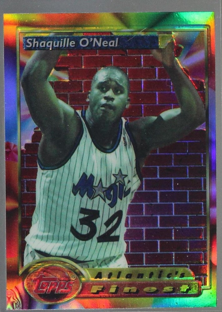 1993-94 Topps Finest - Shaquille O'Neal #99 Refractor PSA 8