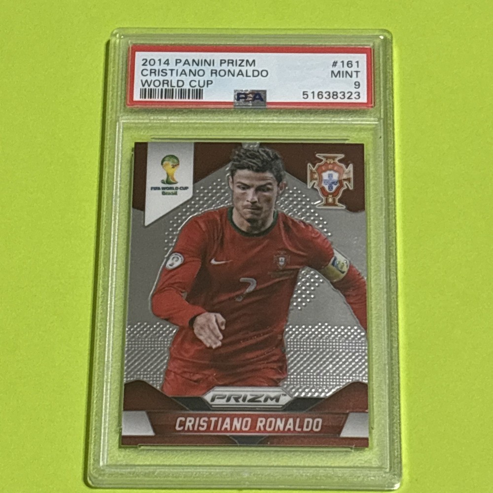 2014 Panini Prizm World Cup Cristiano Ronaldo #161 PSA 9 Portugal