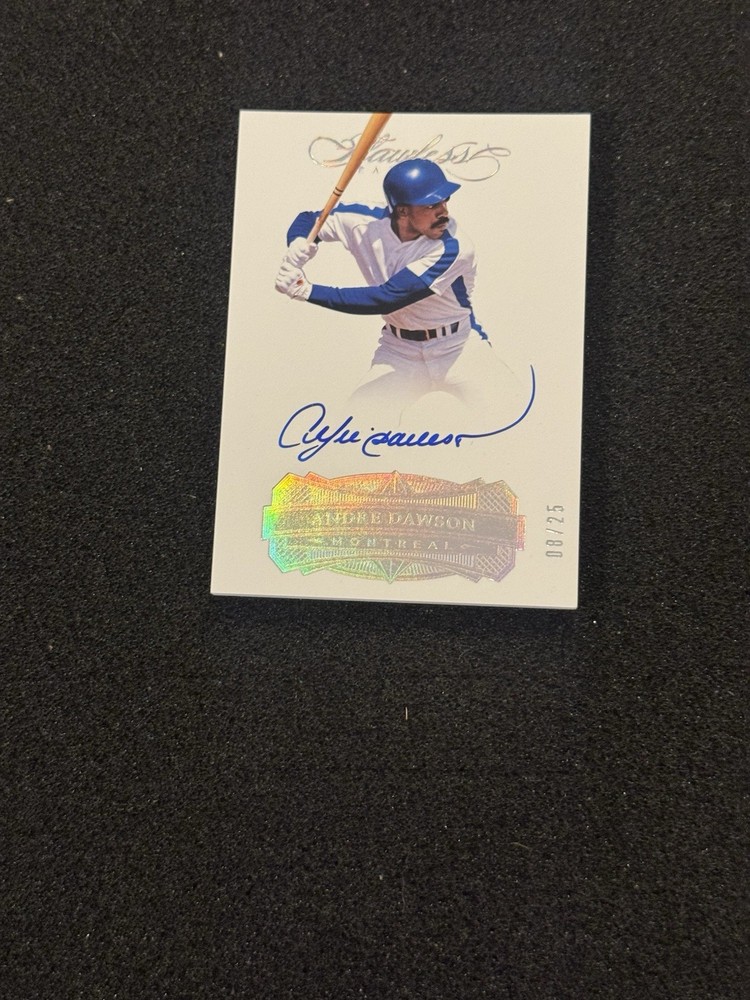 2017 Panini Flawless #FS-AD Andre Dawson Auto /25 Expos HOF