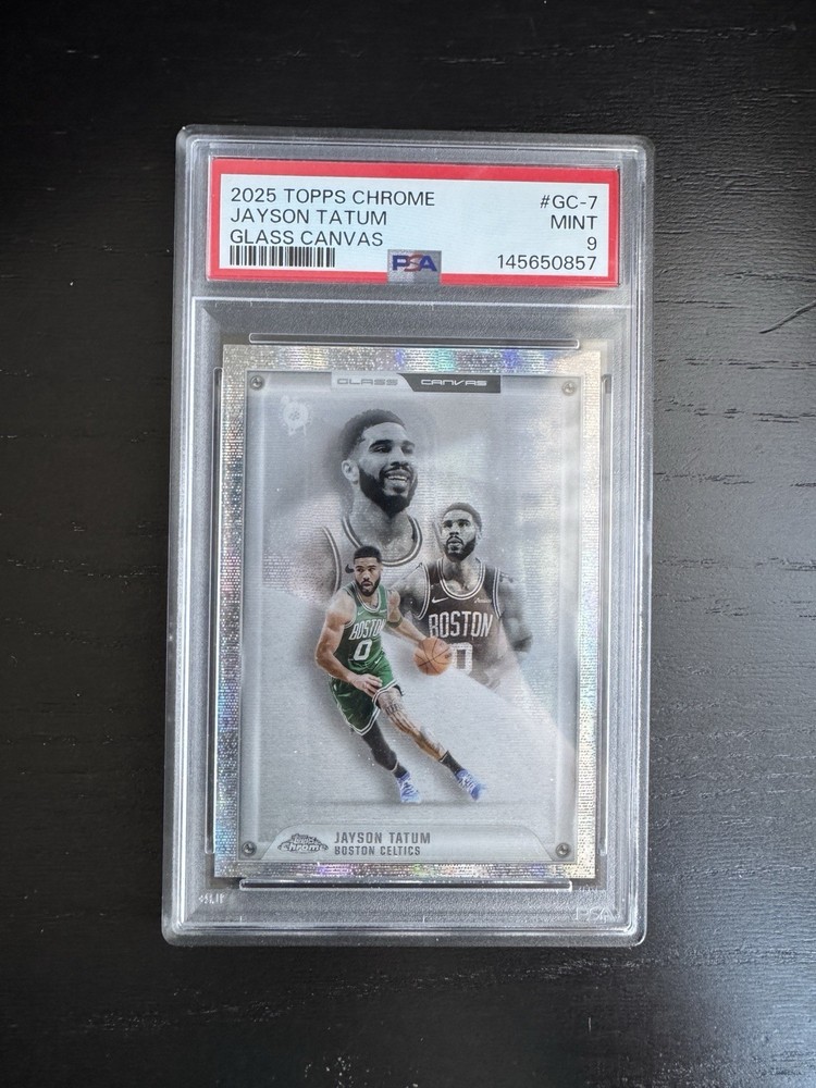 2025-26 Topps Chrome - Glass Canvas Jayson Tatum #GC-7