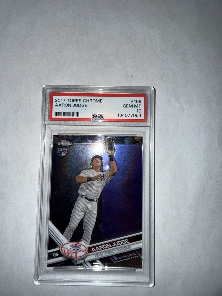2017 Topps Chrome - Aaron Judge #169 (RC) Yankees MVP PSA 10 Gem Mint