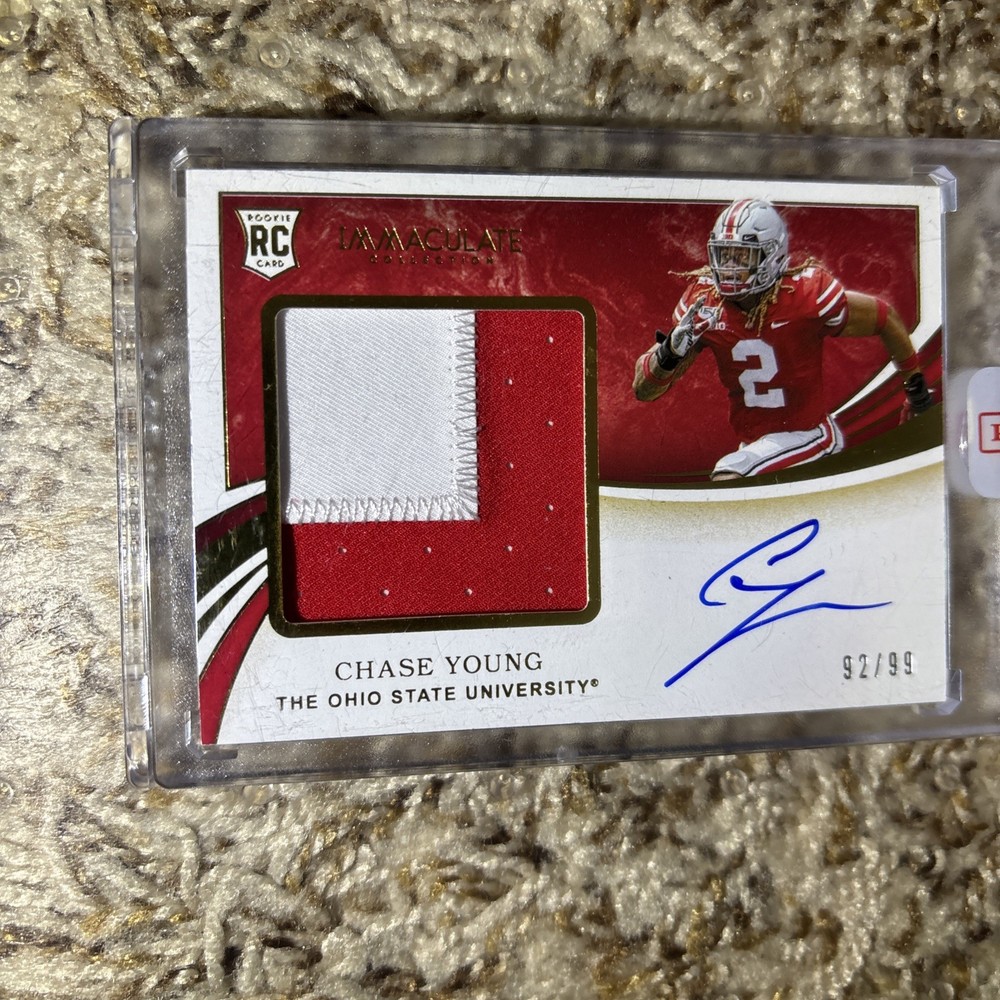 2020 Panini Immaculate Collection Collegiate RPA /99 Chase Young