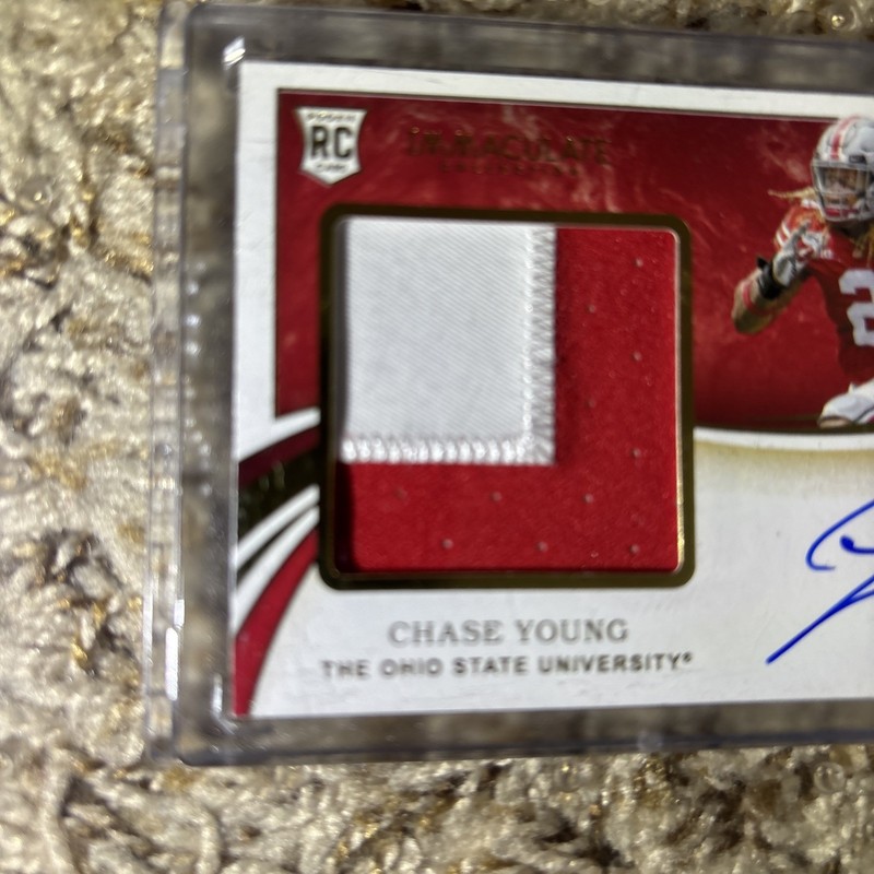 2020 Panini Immaculate Collection Collegiate RPA /99 Chase Young view 2