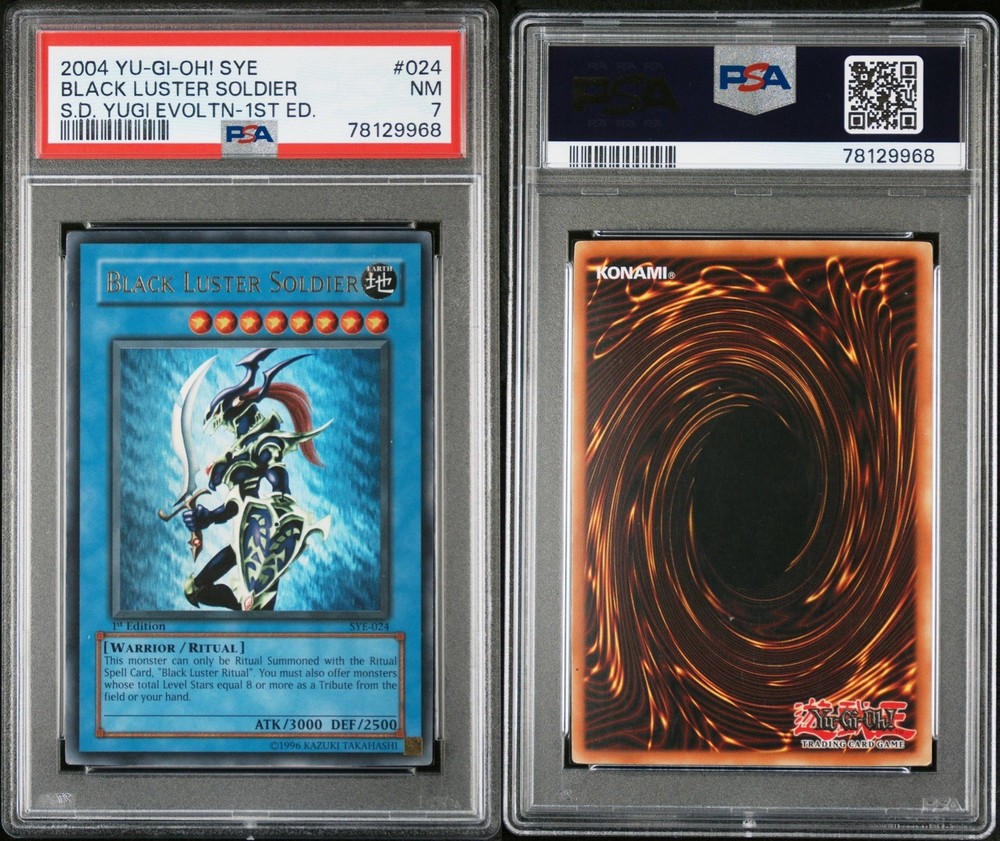 2 Black Luster Soldier SYE-024 1st Edition PSA 7 PSA 6