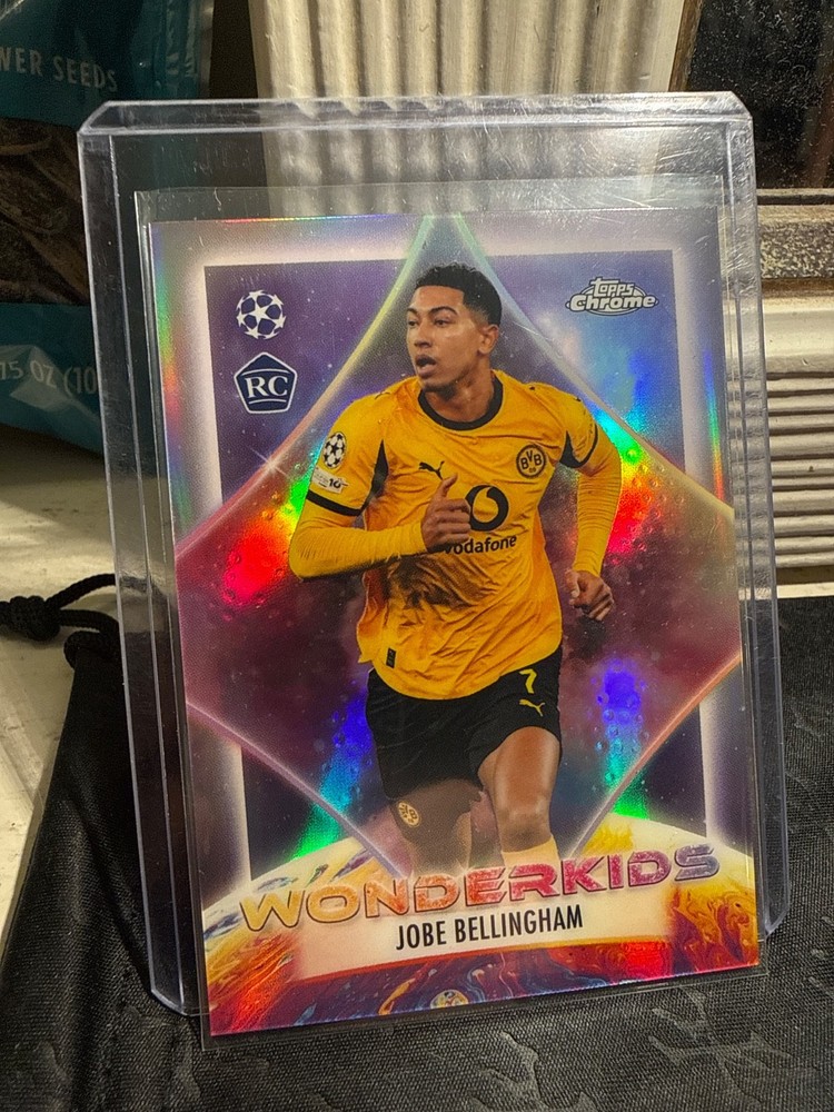 Topps 2026 Chrome Wonderkids SP! 💎 #WK-9 Jobe Bellingham RC Borussia Dortmund