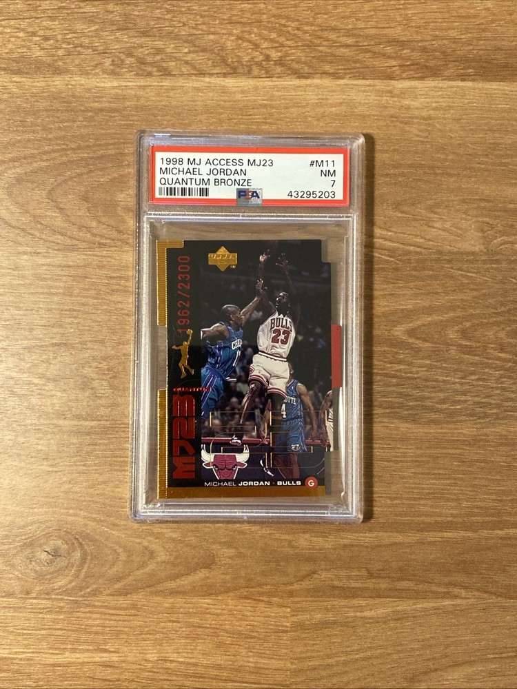 1998 Upper Deck MJ23 Quantum Bronze /2300 MICHAEL JORDAN #M11 PSA 7