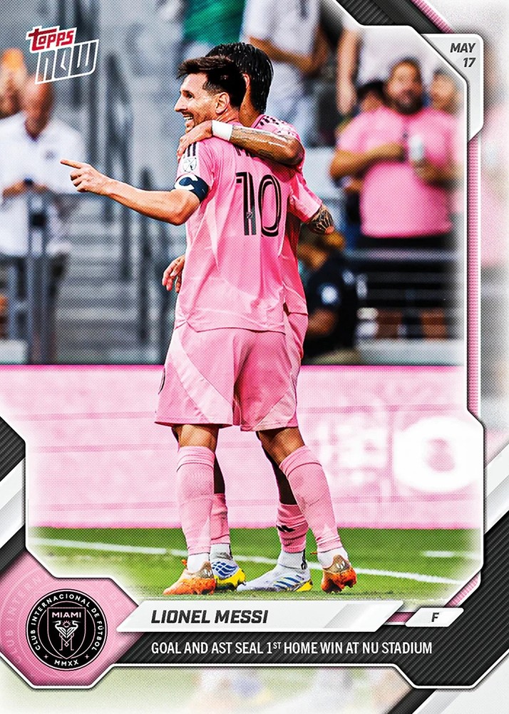 Lionel Messi 1st Win NU Stadium Goal + AST 2026 MLS Topps NOW - Card 48 Presale