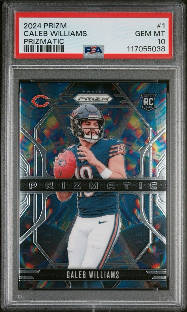 2024 Panini Prizm Prizmatic Caleb Williams RC #1 PSA 10 Chicago Bears