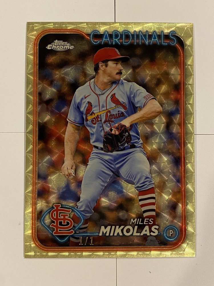 2024 Topps Chrome Superfractor 1/1 Miles Mikolas Cardinals