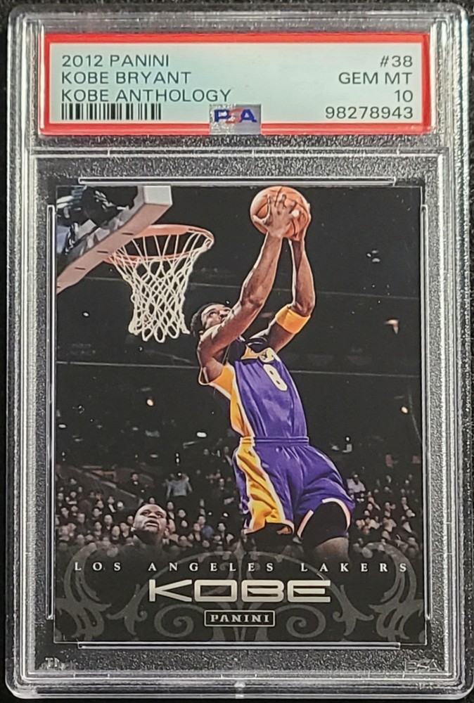 2012 PANINI KOBE ANTHOLOGY #38 KOBE BRYANT PSA 10