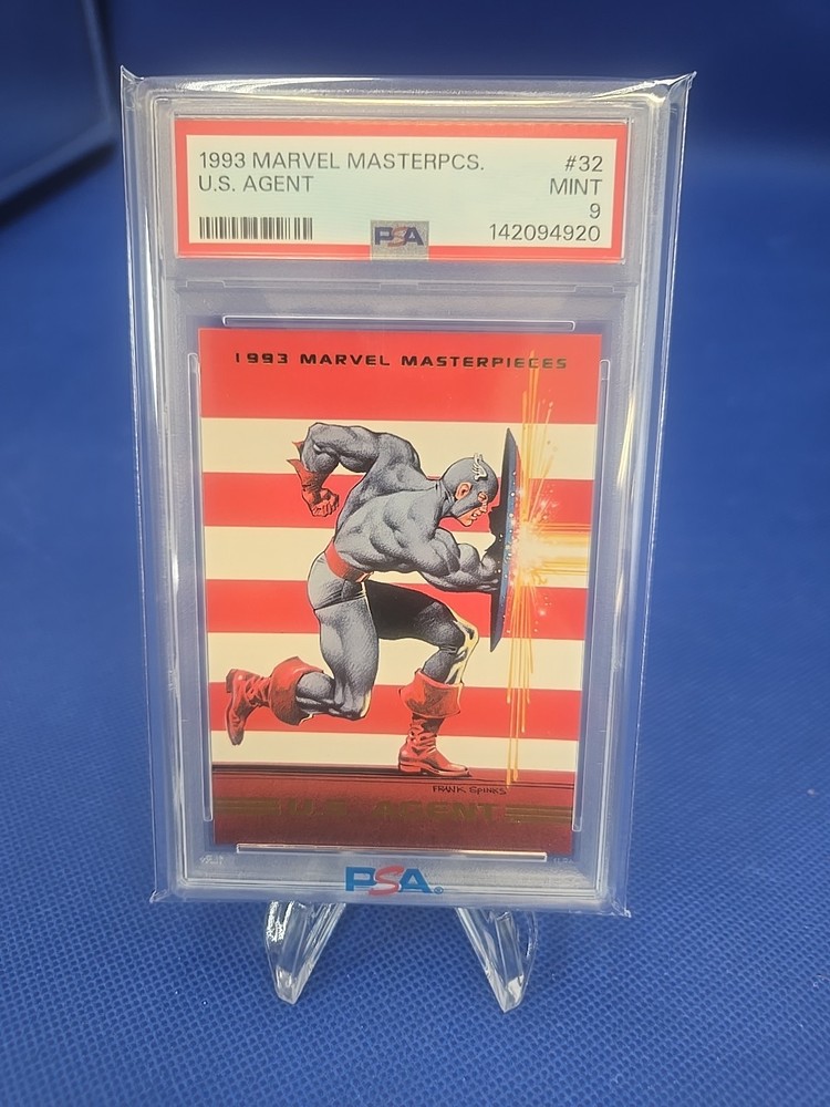 1993 MARVEL MASTERPIECES 32 U.S. AGENT PSA 9.   C232 