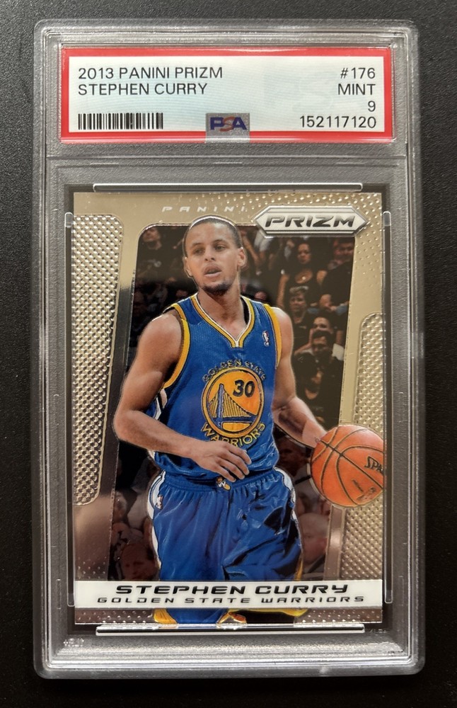 2013 Panini Prizm Stephen Curry #176 PSA 9 Golden State Warriors Clean Slab